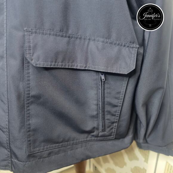 Charles River Apparel Navy White Embroidered Penn State Oversized Windbreaker XL - Picture 4 of 16